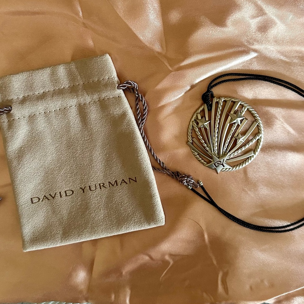 David Yurman Gold Pendant Necklace